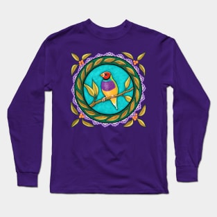 Rainbow Finch Long Sleeve T-Shirt